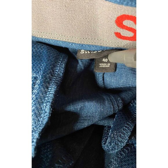 Swisstech Mens 40 Blue Chino Active Shorts Pocket Stretch - Picture 3 of 6